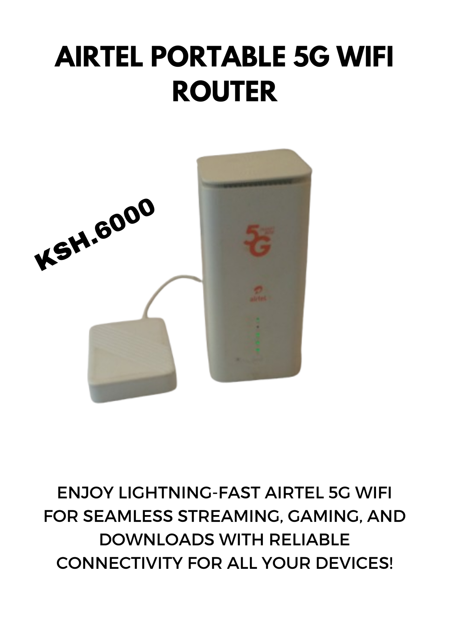 Airtel portal 5G wifi